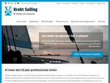 Tablet Screenshot of krektsailing.nl